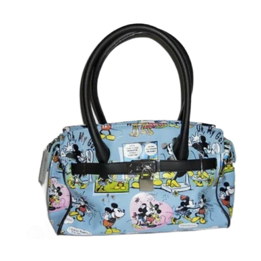 Disney Mickey Mouse, Minnie Mouse, Pluto Comic Cartoon baby blue purse